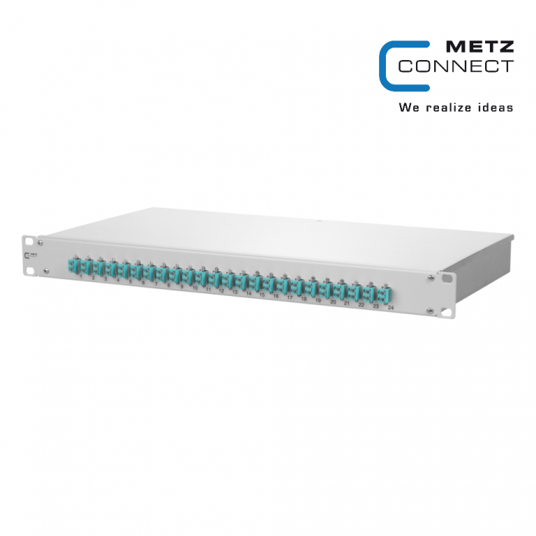پچ پنل فیبر نوری - 24xLC Duplex OM3