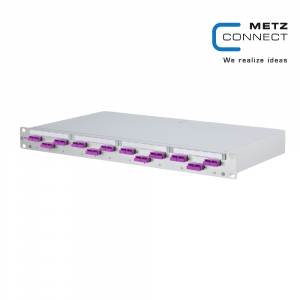 پچ پنل فیبر نوری OM4 - LC-Quad